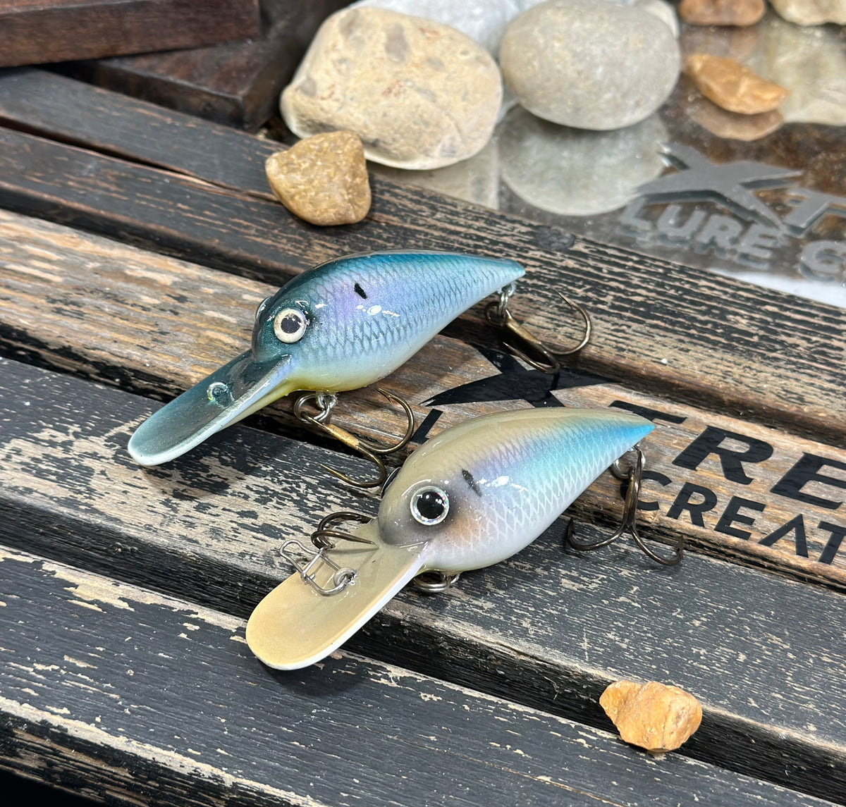 Pair of Storm Wiggle Wart - Georgia Herring/Magic Herring