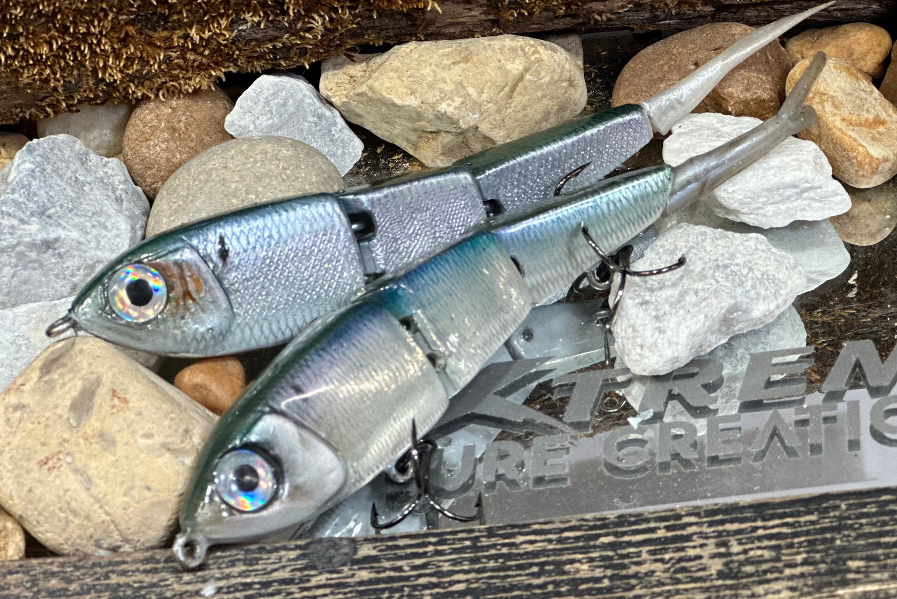 *1 of 1 LIMITED CUSTOM PAIR OF 44 MAG V1 - SOFTTAIL - LANIER CHROME HERRING