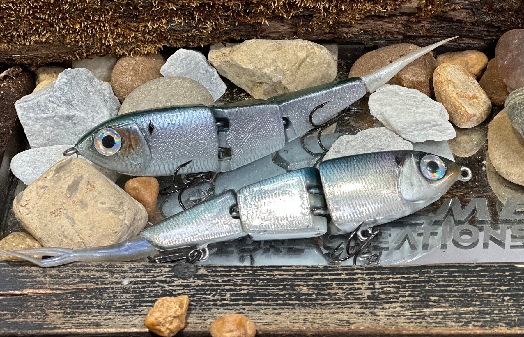 *1 of 1 LIMITED CUSTOM PAIR OF 44 MAG V1 - SOFTTAIL - LANIER CHROME HERRING