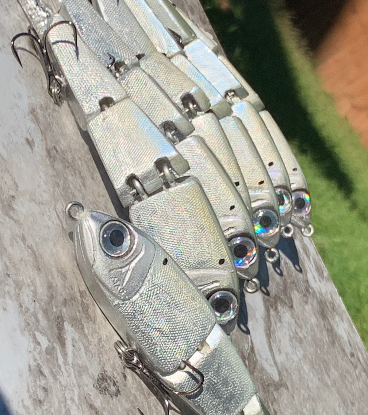 44 MAG V1 - (S) - Olive Herring Foil - Soft tail