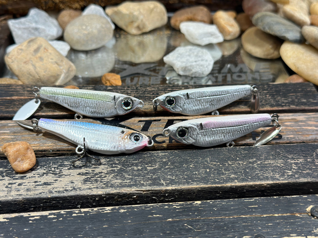 Spiny∧Spikyヒース 4枚 NEW * 4 MAG SCOUT 25 SPIN TAIL VARIETY SET