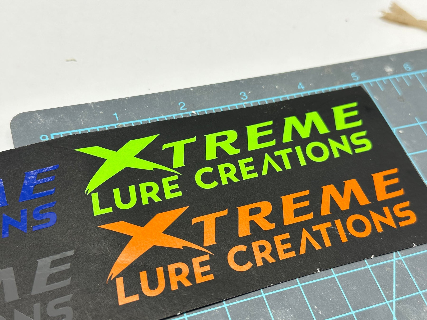 *NEW* XLC DECAL - LIME GREEN (4.5in) Pair (2)