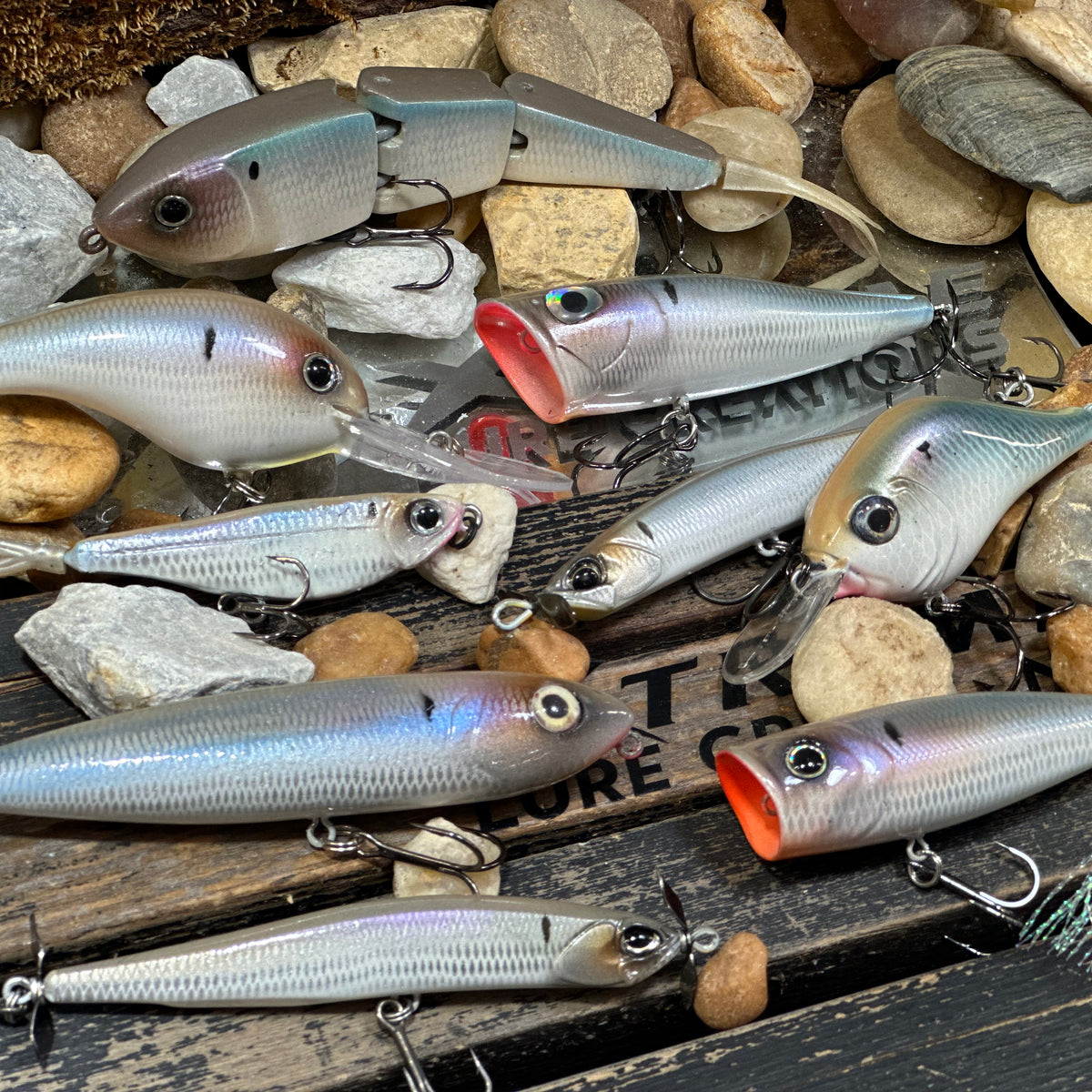 *1:1 NEW SET 9 LURES - GEORGIA HERRING SET
