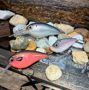 1 AVAILABLE CRANK SET- Strike King - KVD 2.5 . RED EYE SHAD NORMAN DD14