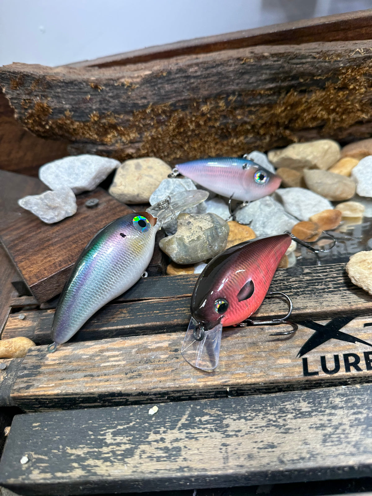 1 AVAILABLE CRANK SET- Strike King - KVD 2.5 . RED EYE SHAD NORMAN DD14