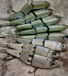 44 MAG V1 - (S) - Olive Herring Foil - Soft tail