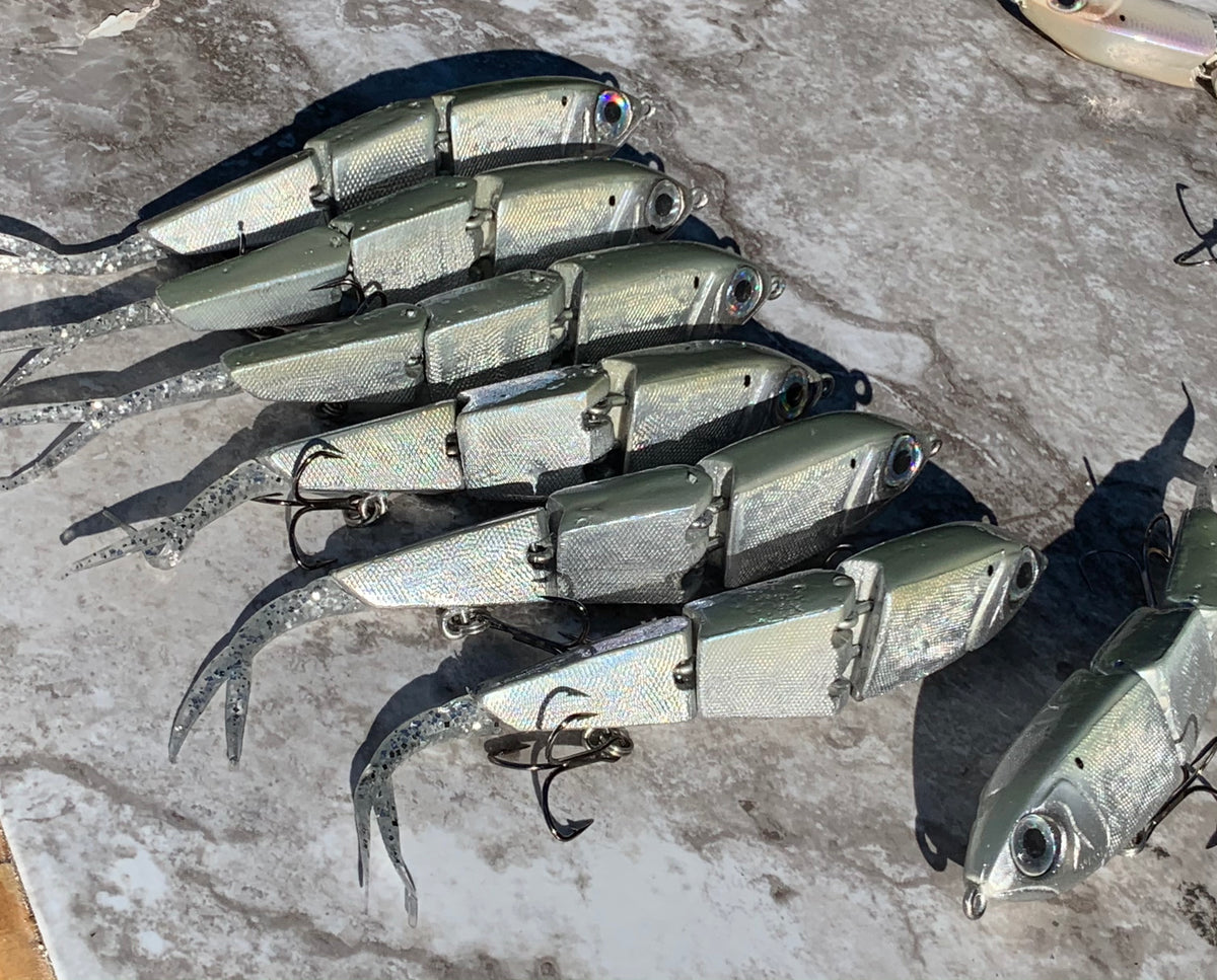 44 MAG V1 - (S) - Olive Herring Foil - Soft tail